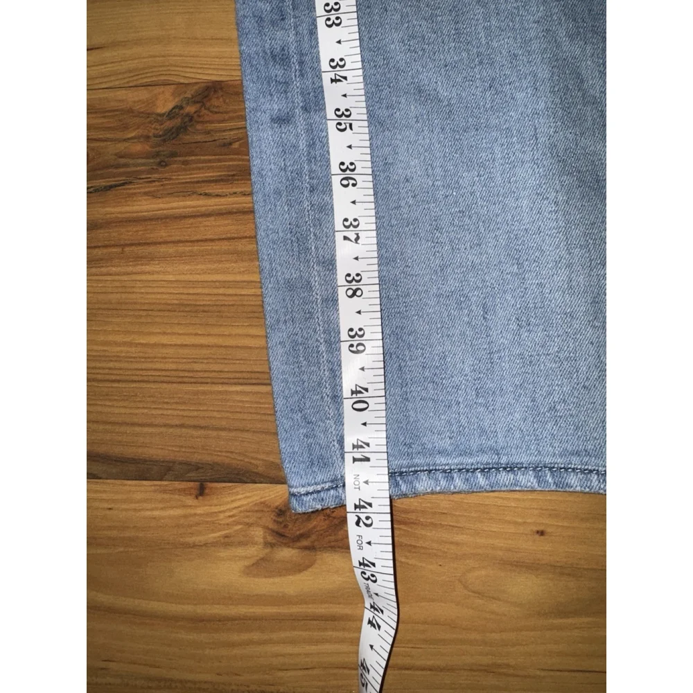 AG Adriano Goldschmied Everett Slim Straight Jeans Mens 38R Light Wash Soft - Picture 7 of 11